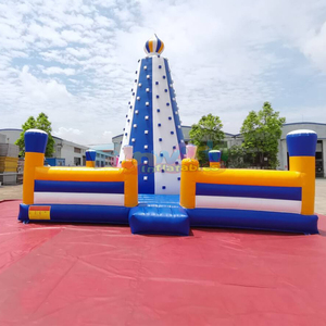 Structure gonflable de qualité commerciale pour enfants, avec jeux de saut, mur d'escalade et aire de jeux extérieure, à vendre - Product Image 3