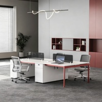 Bureau de travail modulaire contemporain et écologique, personnalisable pour 1 à 8 personnes