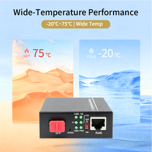 Convertitore di Media Ethernet 2.5G SH <span class=keywords><strong>LINK</strong></span> SH-511-SFP-P con SFP Cage DC5-12V Plug & Play per Bridge Wireless e Internet Rurale - Product Image 4