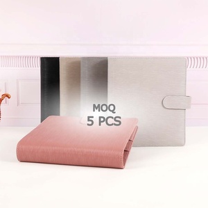 Yihe Tốt Nhất Bán A5 Ngân Sách Chất Kết Dính Kế Hoạch Saffiano Epi Da 35Mm 6-Gold-Ring 27-Màu Lỏng Lá Refill Giấy Top Nộp Hồ sơ - Product Image 1