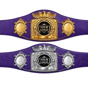 Cinturón de Campeonato de MMA Personalizado, Bajo MOQ, Impresión por Sublimación, Placa de Latón, Logotipo Personalizado, Cinturones de Campeonato de Cuero - Product Image 1