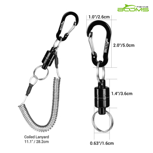 Soporte Magnético para Redes de Pesca BFFAMN2 con Cordón de Seguridad de 63 Pulgadas y Capacidad de Tracción de 6.6 LB para Pesca con Mosca en Agua Salada - Product Image 6