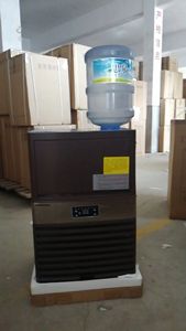 40kg Block Cube Maker 110V 240V aire fresco limpieza automática 80kg fabricación de hielo Hine con luz azul - Product Image 5