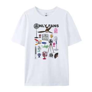 Only Fans Camisetas divertidas Mujeres Vintage Moda Streetwear Camiseta gráfica Manga corta Humor Camisetas Unisex Y2k Ropa estética - Product Image 4