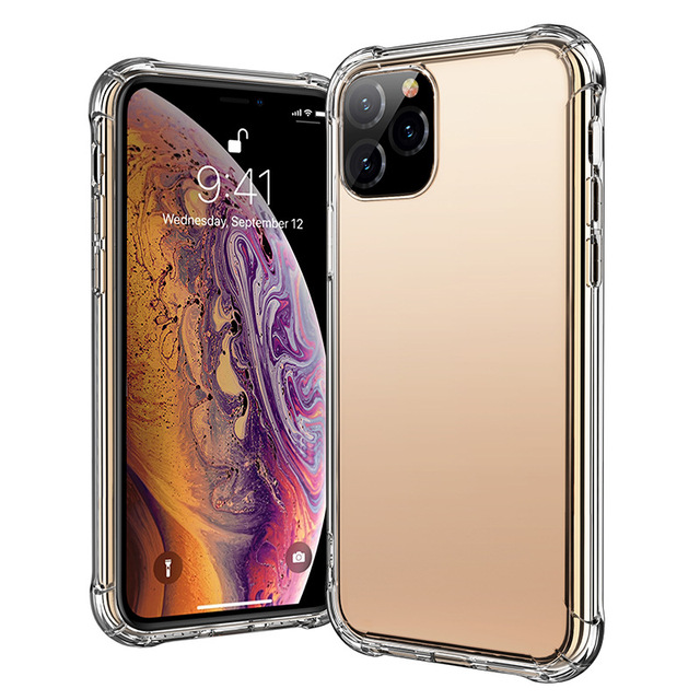 Ultra Transparent TPU Phone Case for iPhone 17 16 15 14 13 XS Flexible Shockproof Structure Anti Yellowing Protective Cover