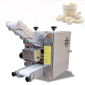 Automatic Chapati Pasta Papad Momo Empanada Tortill Samosa Gyoza Wonton Wrapper Maker Dumpling Skin Machine