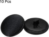 Boutons décoratifs ronds en plastique recouverts de tissu personnalisés (couleur, taille, logo) pour costumes, robes et vêtements de cérémonie – Accessoires de couture