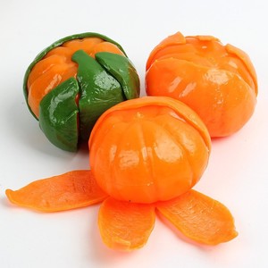 Nueva Llegada: Pelota Antiestrés de Frutas, Bolas Sensoriales Elásticas de Naranja con Cuentas de Agua, Juguetes TPR para Aliviar la Ansiedad para Niñas y Niños - Product Image 3