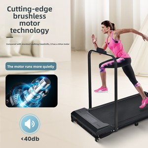 <span class=keywords><strong>Tapis</strong></span> roulant électrique pour usage domestique, petit, pliable, <span class=keywords><strong>ultra</strong></span>-silencieux, mini, pour la perte <span class=keywords><strong>de</strong></span> poids, marche à <span class=keywords><strong>plat</strong></span> - Product Image 3