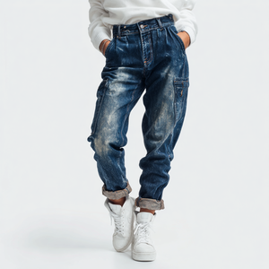 Fornitore all'Ingrosso di Abbigliamento Uomo di Alta Qualità Jeans di <span class=keywords><strong>Marca</strong></span> da Uomo in <span class=keywords><strong>Denim</strong></span> - Product Image 2
