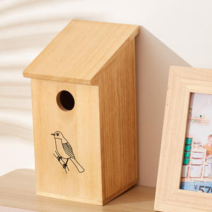 Jaulas para pájaros al por mayor, comedero para pájaros, casas de madera para pájaros se puede fijar con cámara - Product Image 5