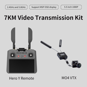 รีโมท <span class=keywords><strong>MO4</strong></span> 7km HERO Y vtx ใช้ได้กับการตรวจสอบในอุตสาหกรรม2.4G 5.8G Dual Band 1080P ระบบส่งวิดีโอ60fps - Product Image 1