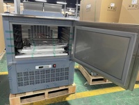 Vente directe d'usine 5 plateaux industrie alimentaire congélateurs rapides blast chiller congélateur choc moins 40 degrés