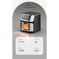 Offre Spéciale Friteuse à air multifonctionnelle 2024 Friteuse à air sans huile de grande capacité avec vente en gros en usine