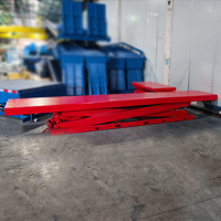 Plateforme élévatrice à ciseaux hydraulique électrique fixe, table élévatrice stationnaire en acier au carbone robuste pour la manutention des matériaux en entrepôt