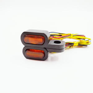 Luz de señal de giro de motocicleta <span class=keywords><strong>Mini</strong></span> luz de conducción adecuada para <span class=keywords><strong>Harley</strong></span> Glide Softail manillar señales de giro LED señales de giro - Product Image 5