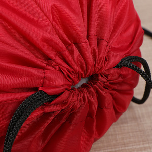 Haute qualité personnalisable promotionnel fermeture éclair extérieur lumière pas cher Sport tirer chaîne sac à dos tirer chaîne sac cordon sac à dos - Product Image 3