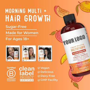 Özel marka vitaminleri kilo kazanç şurubu saç büyüme beyazlatma ve Anti-aging güzellik ürünleri biyotin vitamin takviyeleri - Product Image 5