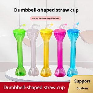 Groothandel Custom Plastic Spiraal Werf <span class=keywords><strong>Cup</strong></span> Slush <span class=keywords><strong>Yard</strong></span> Party <span class=keywords><strong>Cup</strong></span> Met Stro Drinkbekers Voor Feesten - Product Image 5