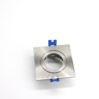 Spot encastré carré en acier inoxydable Gu10 fixe