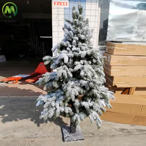 Commerci all'ingrosso pianta finta tropicale artificiale cipresso pino vero tocco foglie decorazione per albero di natale artificiale indoor