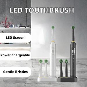 OEM <b>Waterproof</b> with 3 Modes of Rotation LED Display Soft Bristles Rechargeable Foldable for Commercial Use - Product Image 3