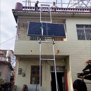 Plateforme élévatrice électrique mobile pour panneaux photovoltaïques, idéale pour les maisons et les toitures – Élévateur portable simple pour couvreurs - Product Image 4