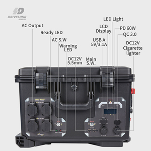Estación de energía portátil 3000 W Generador eléctrico solar de emergencia con batería Lifepo4 Dispositivo independiente de 3000 vatios - Product Image 4