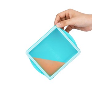 Molde de Silicona de Grado Alimenticio para Hielo con Anillo de Acero, Contenedor de Almacenamiento de Alimentos para Bebés para la Conservación de Sopas - Product Image 6