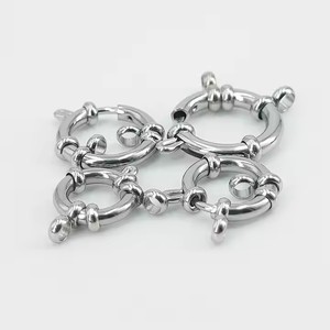 925 thủ công sterling bạc hạt kết nối mới Nước bong bóng ánh trăng mùa xuân khóa tự làm đồ trang sức tìm kiếm thành phần - Product Image 1