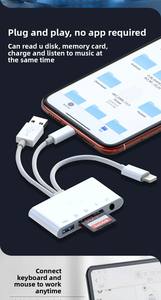 Type-C <strong>Adapter</strong> for Phones Compatible for iPad Memory Cards for <strong>Camera</strong> Card Reader OTG Model 2-G531-G532-02 - Product Image 5