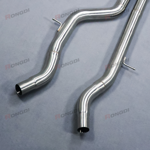 Tubo de escape Valvetronic para <span class=keywords><strong>BMW</strong></span> M3 M4 F80 F82 M2C F87 3,0 T 2014-2019 SS340 Sistema de escape de tubo medio de igual longitud - Product Image 5