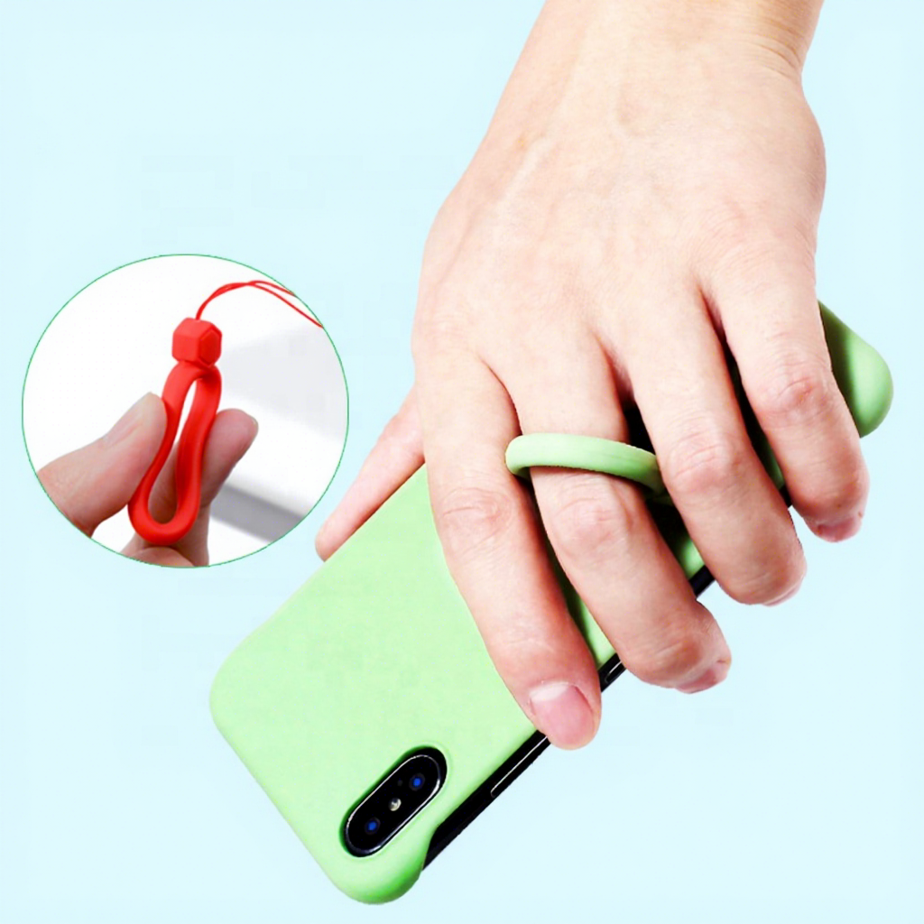 New Designer Trendy Silicone Mobile Phone Lanyard Neck Strap Necklace Sling Phone Lanyard for Mobile Phone Image 2