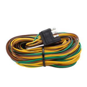 Arnés de cableado de plástico plano de 4 vías de 24V, ensamblaje de Cable moldeado de PVC estañado, piezas y accesorios para remolques - Product Image 6