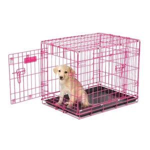 hot sale China colorful wire metal dog crate pet cage dog house