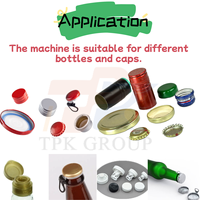 Machine à boucher les bouteilles de vin en acier inoxydable, machine à presser les capsules à pression, machine à boucher les bouteilles en plastique avec alimentation
