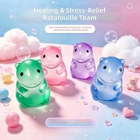 Jouet en peluche anti-stress Playgoro Capybara, jouet à presser à rebond lent, jouet anti-stress en forme de bonbon au malt