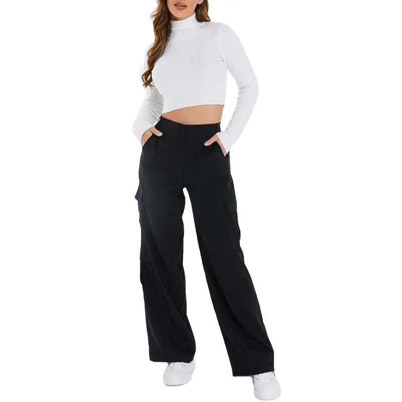 womens black trousers