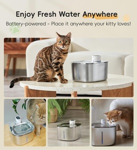 Bebedero Automático Eléctrico Portátil para Gatos, Fuente de Agua para Mascotas, Dispensador de Agua para Gatos - Product Image 2