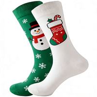 Chaussettes unisexes en coton 200N, anti-transpiration et anti-frottement, taille unique, toutes saisons, pour hommes et femmes, en stock, promotion de Noël