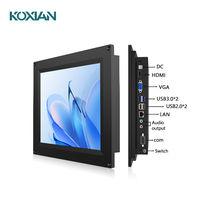 Ordinateur industriel tactile tout-en-un personnalisé de 10,1/15,6/21,5 pouces, HMI IP65, Linux I3/I5/I7, résolution 1920x1080, 1000 nits