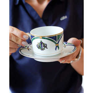 Service à café de luxe Bennyudine pour 6 personnes, capacité 600 ml, design vintage et charmant, en cuivre et polycarbonate, idéal pour les goûters et les hôtels - Product Image 1