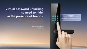 Bán hàng nóng hifocus bán tự động vân tay mật khẩu tuya ứng dụng xử lý thông minh khóa cửa với Lỗ mộng - Product Image 3