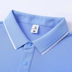 ออกแบบเสื้อแบรนด์วินเทจของคุณเอง เสื้อเชิ้ตแขนสั้นผู้ชาย ผ้าโพลีเอสเตอร์ 100% ถักทอเนื้อแน่น แห้งเร็ว สำหรับกอล์ฟ - Product Image 4