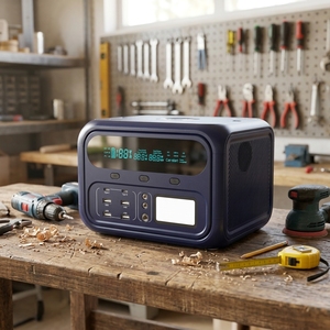 Centrale Électrique <span class=keywords><strong>Portable</strong></span> 576Wh 600W à <span class=keywords><strong>Batterie</strong></span> LiFePO4, Générateur Solaire 140W PD QC, Onduleur pour Camping Extérieur et Urgences - Meilleures Ventes - Product Image 1