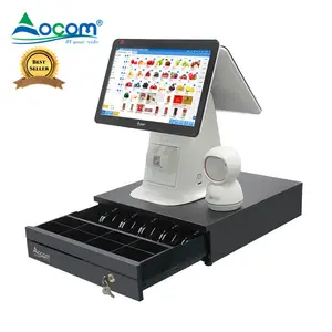 OCOM POS-G15 15inch Touch Screen Windows Android Pos Machine All In One POS System with Cash Register
