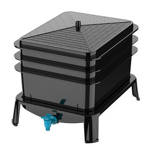 Yüksek kaliteli dikdörtgen solucan makinesi Diy gübre solucan çiftlik Composter solucan kulesi solucan kompost <span class=keywords><strong>bin</strong></span> - Product Image 1