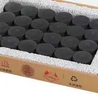 Charcoal Supplier Nice Price Wholesale Quick Lighting 33mm 100% Apple Charcoal Bbq Charcoal Premium Charcoal