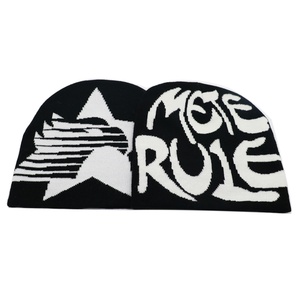 Nouvelle Tendance Bonnet Tricoté Personnalisé Sans Revers, Bonnet Court avec Logo Personnalisé, Casquettes de Sport pour Adultes Unisexe - Product Image 5