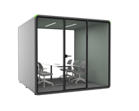 Cabine médicale personnalisable pour 6 personnes, cabine insonorisée, salle de réunion silencieuse, pavillon de travail de bureau, cabines de sommeil temporaires
